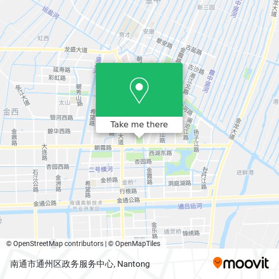 南通市通州区政务服务中心 map