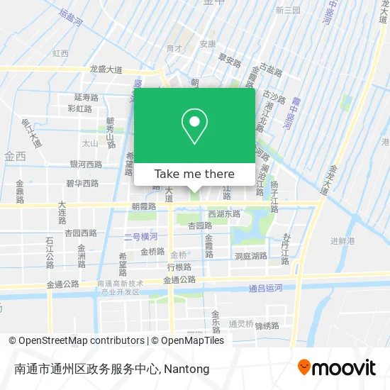 南通市通州区政务服务中心 map