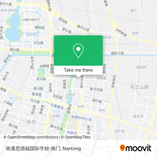 南通思德福国际学校-南门 map