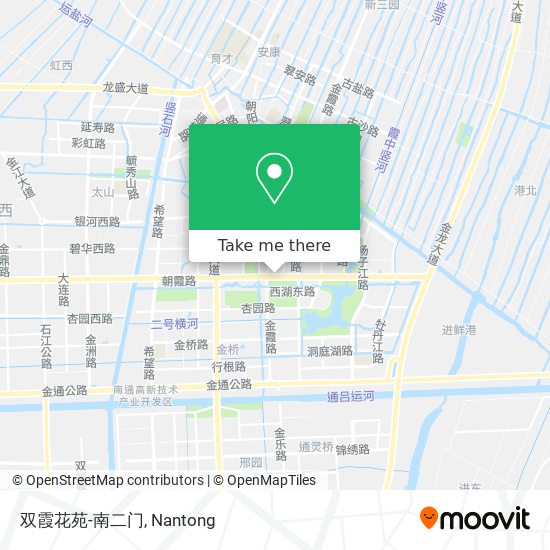 双霞花苑-南二门 map