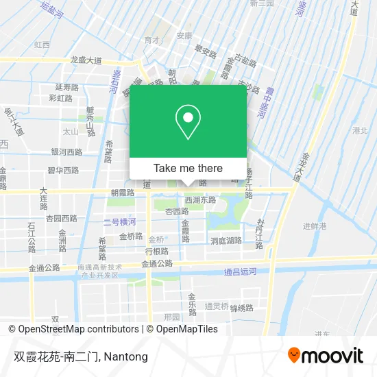 双霞花苑-南二门 map