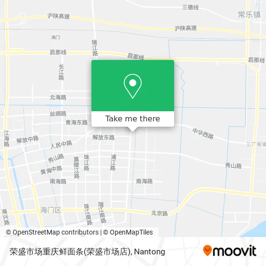 荣盛市场重庆鲜面条(荣盛市场店) map