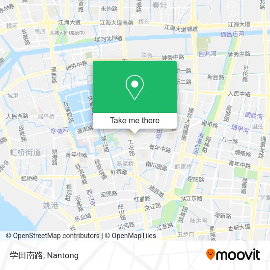 学田南路 map