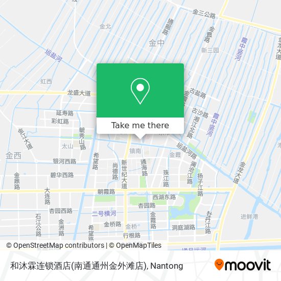 和沐霖连锁酒店(南通通州金外滩店) map