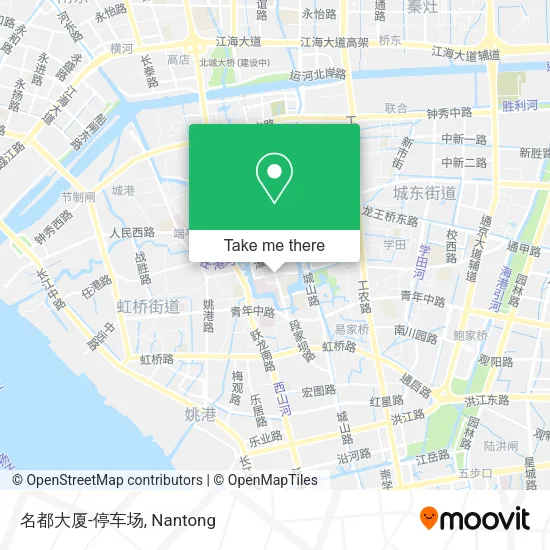 名都大厦-停车场 map