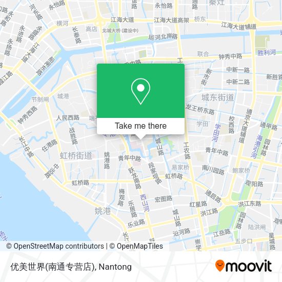 优美世界(南通专营店) map