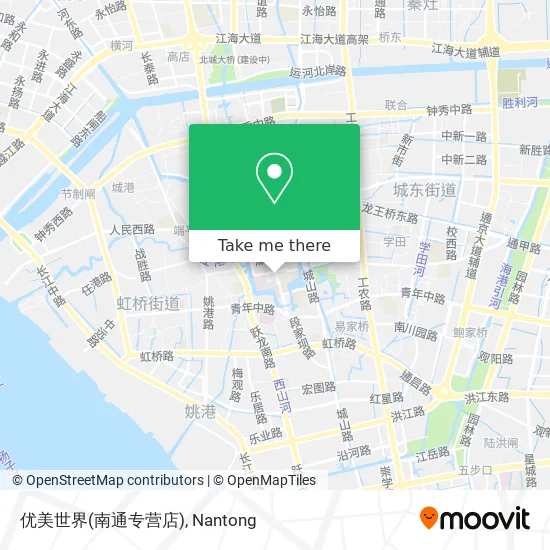 优美世界(南通专营店) map