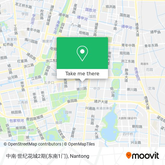 中南·世纪花城2期(东南1门) map