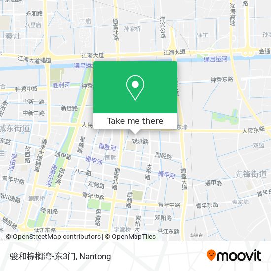 骏和棕榈湾-东3门 map