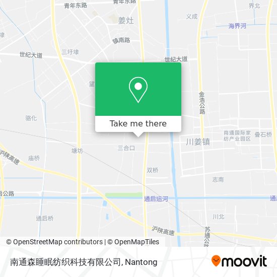南通森睡眠纺织科技有限公司 map