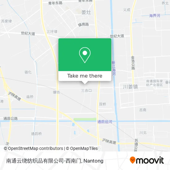 南通云绕纺织品有限公司-西南门 map