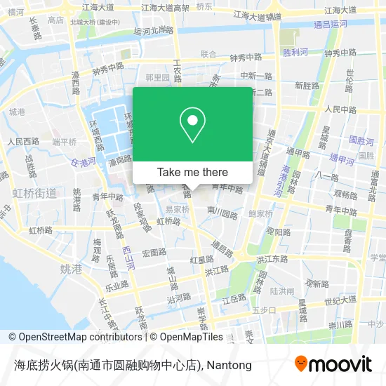 海底捞火锅(南通市圆融购物中心店) map