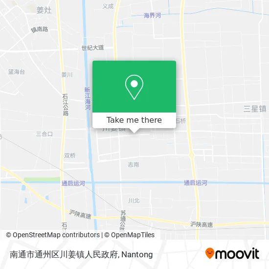 南通市通州区川姜镇人民政府 map
