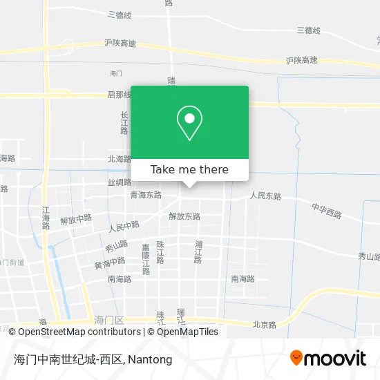 海门中南世纪城-西区 map
