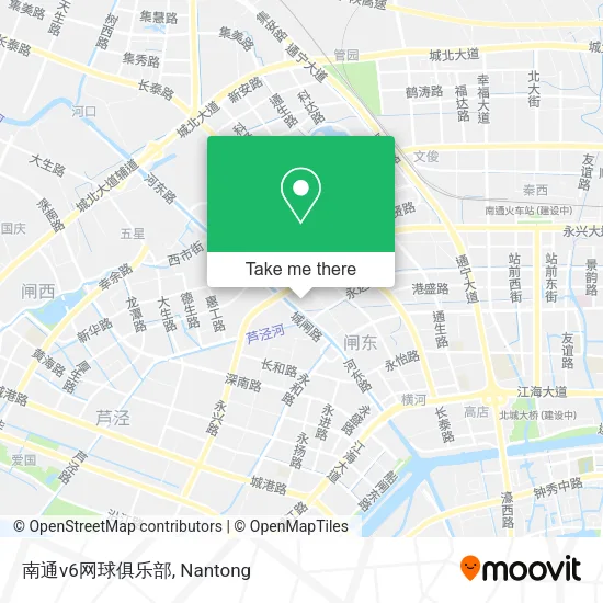 南通v6网球俱乐部 map