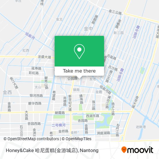 Honey&Cake 哈尼蛋糕(金游城店) map