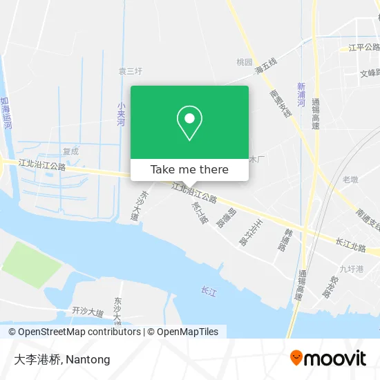 大李港桥 map