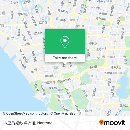 K皇后婚纱嫁衣馆 map