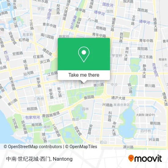 中南·世纪花城-西门 map