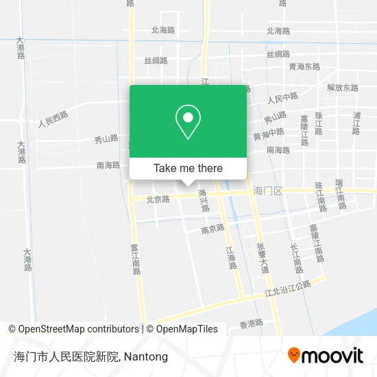 海门市人民医院新院 map
