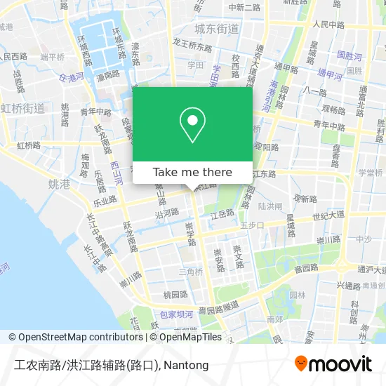 工农南路/洪江路辅路(路口) map