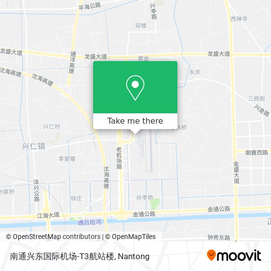 南通兴东国际机场-T3航站楼 map