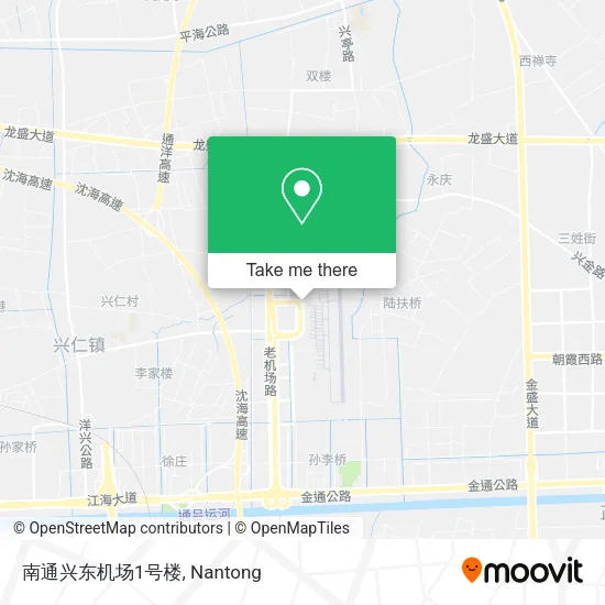 南通兴东机场1号楼 map