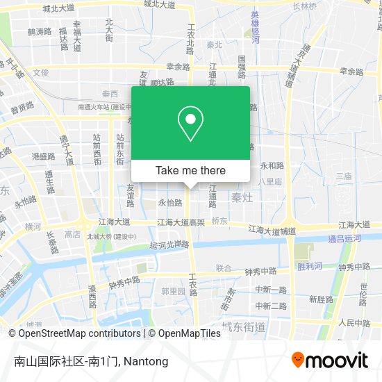 南山国际社区-南1门 map