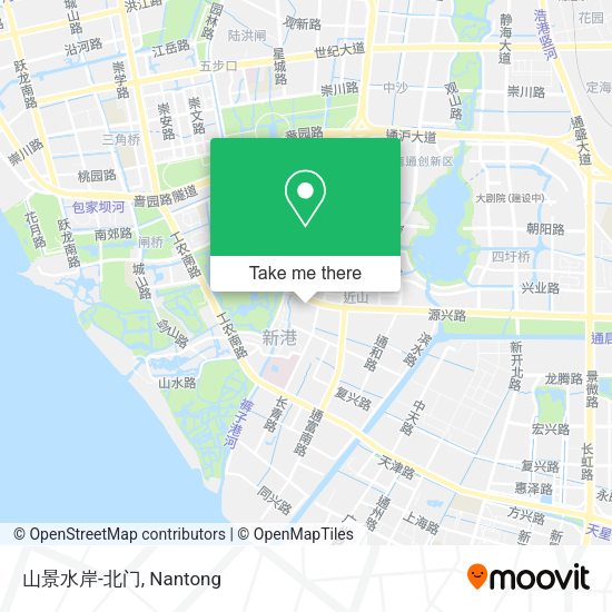 山景水岸-北门 map