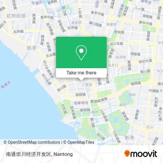 南通崇川经济开发区 map