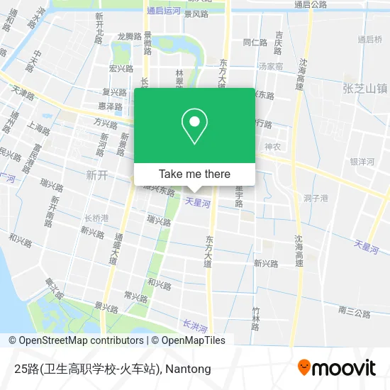 25路(卫生高职学校-火车站) map