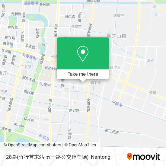 28路(竹行首末站-五一路公交停车场) map