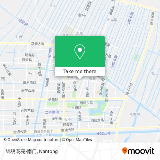 锦绣花苑-南门 map
