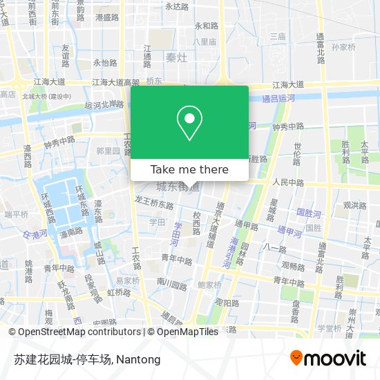 苏建花园城-停车场 map