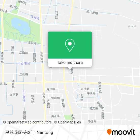 星苏花园-东2门 map
