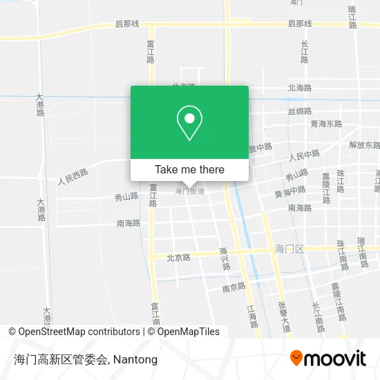 海门高新区管委会 map
