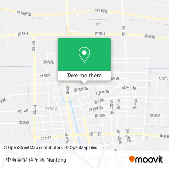 中海宾馆-停车场 map