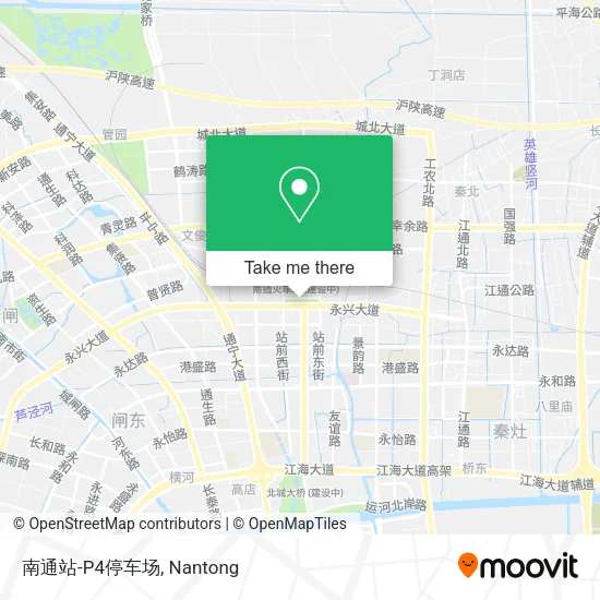 南通站-P4停车场 map