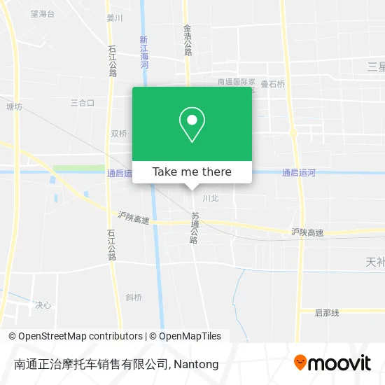 南通正治摩托车销售有限公司 map