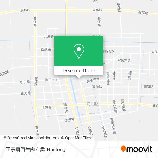 正宗唐闸牛肉专卖 map