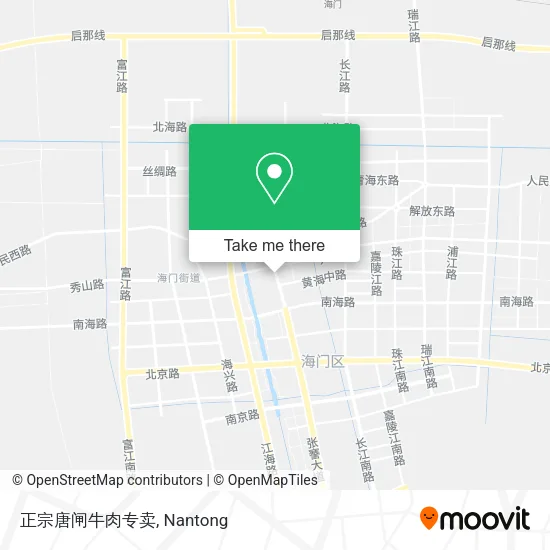正宗唐闸牛肉专卖 map