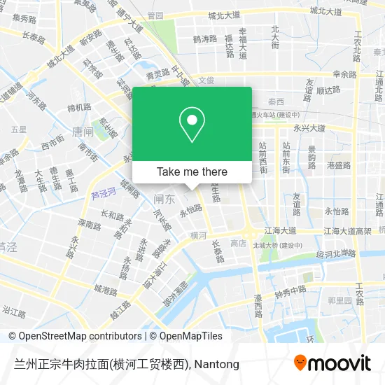 兰州正宗牛肉拉面(横河工贸楼西) map