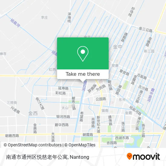 南通市通州区悦慈老年公寓 map