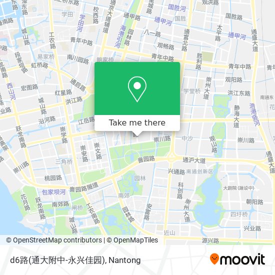 d6路(通大附中-永兴佳园) map