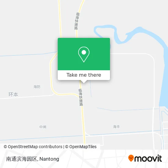南通滨海园区 map