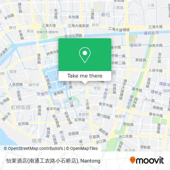 怡莱酒店(南通工农路小石桥店) map