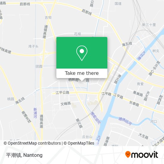 平潮镇 map