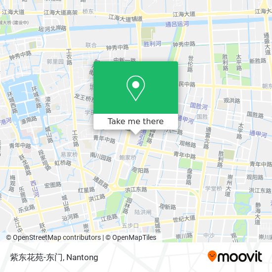 紫东花苑-东门 map