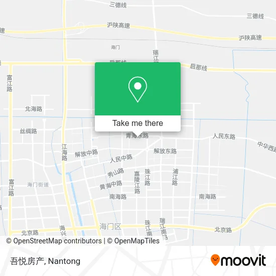 吾悦房产 map