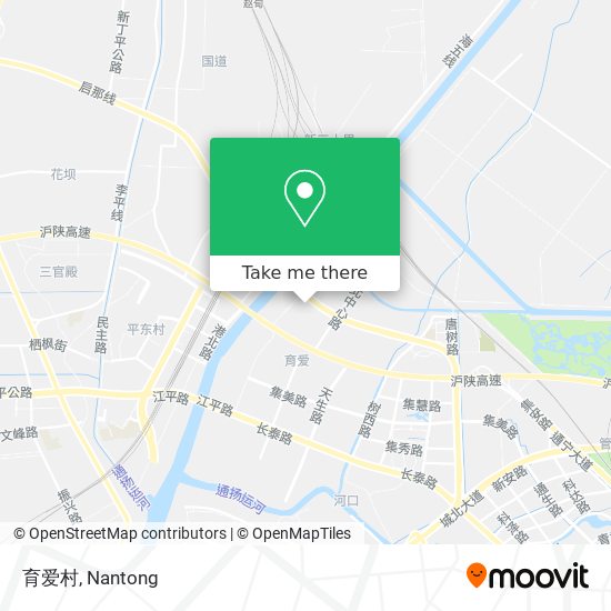 育爱村 map
